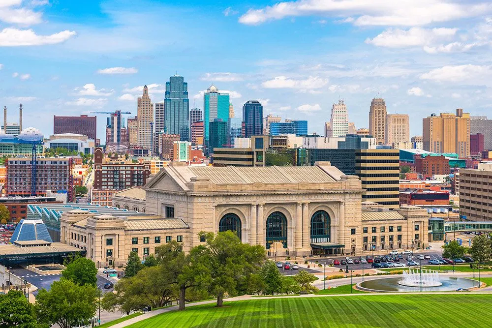 Union Station and downtown Kansas City skyline