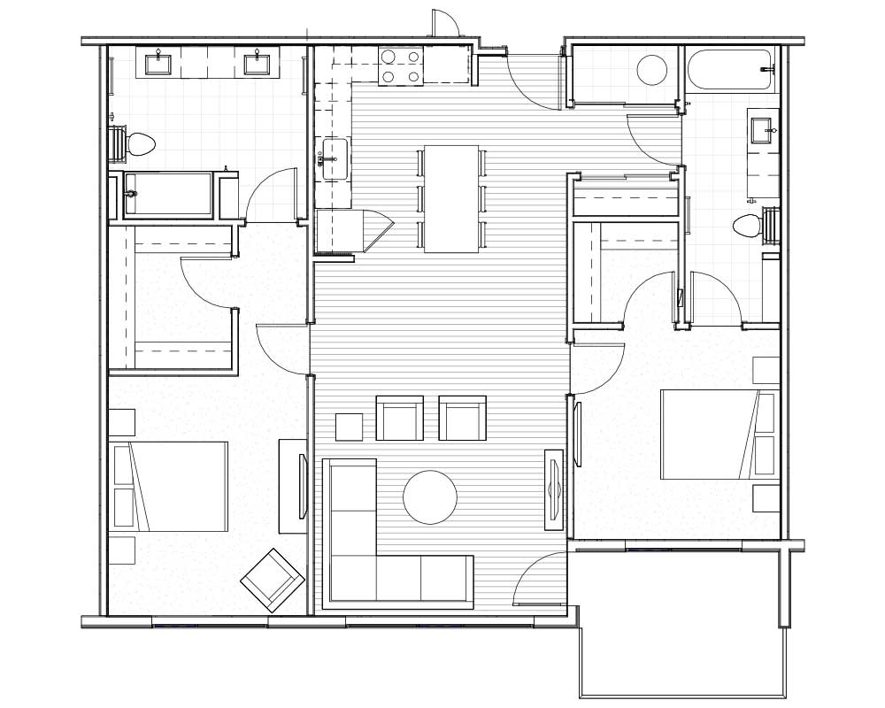 2 bedrooms luxury apartment downtown kansas city missouri