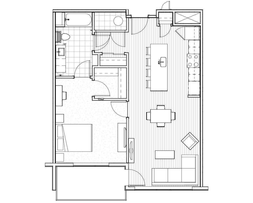 1 bedroom luxury apartment downtown kansas city
