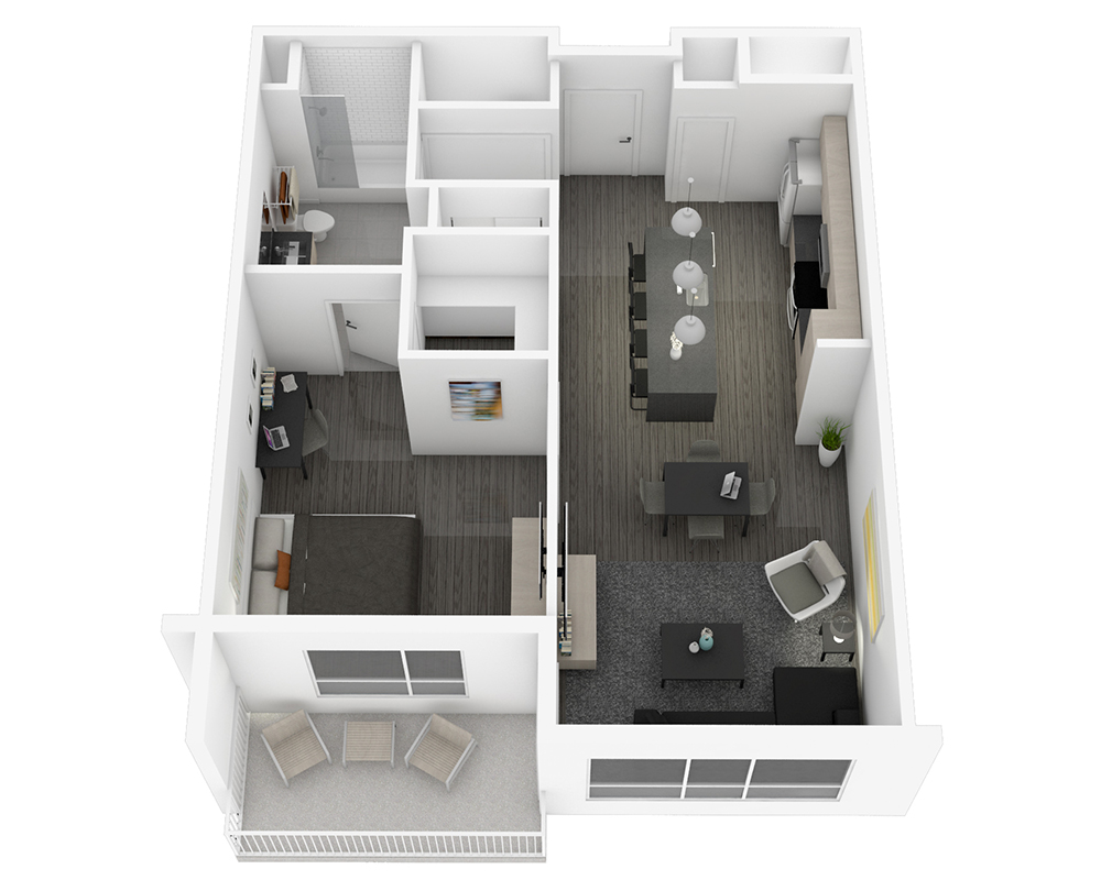 1 bedroom luxury apartments woodside village