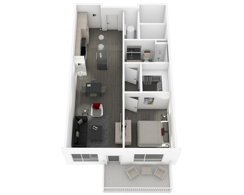 1 bedroom luxury apartment kc plaza