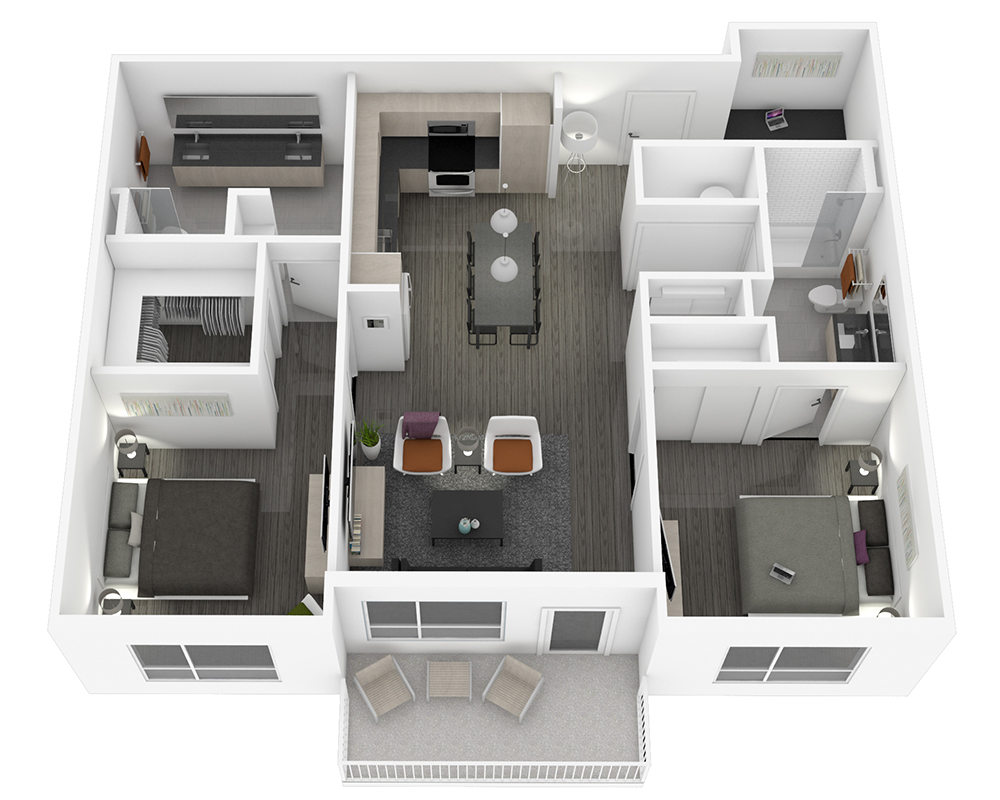 2 bedroom luxury apartments woodside village