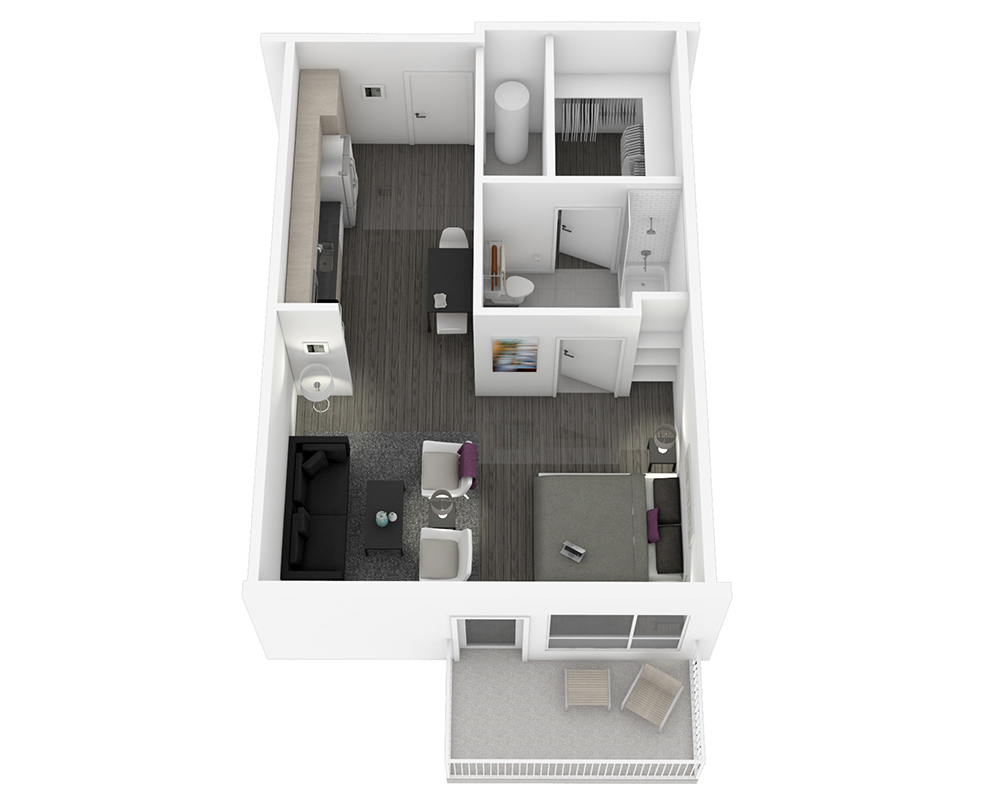 View of Luxury Small Apartment Floor Plan Floor Plans | New Luxury Apartments