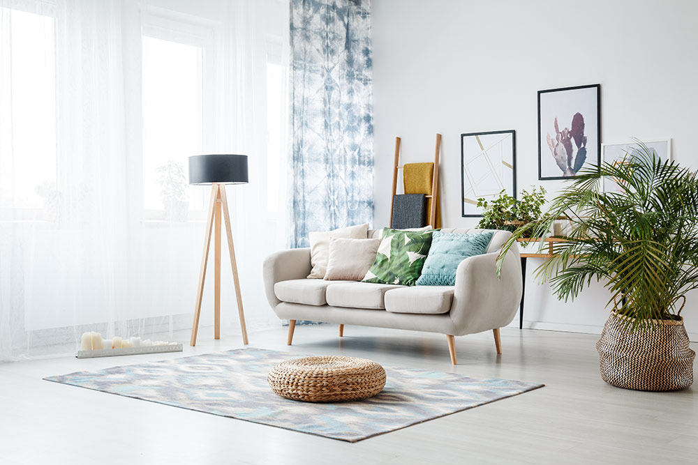 Light and bright apartment living room